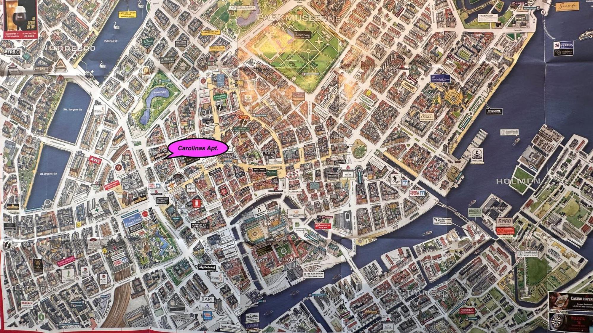 Carolinas Apartment - Studie 4Th Floor كوبنهاجن المظهر الخارجي الصورة